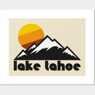 Retro Lake Tahoe ))(( Tourist Souvenir Travel Design Posters and Art